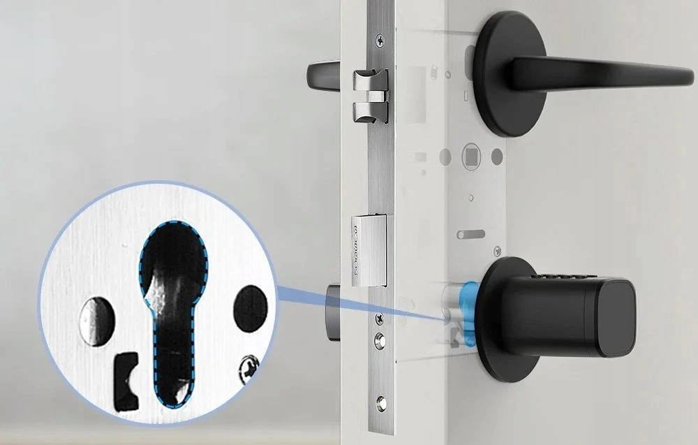 Avatto SDL-V1-B80 80mm digital lock cylinder Juodas