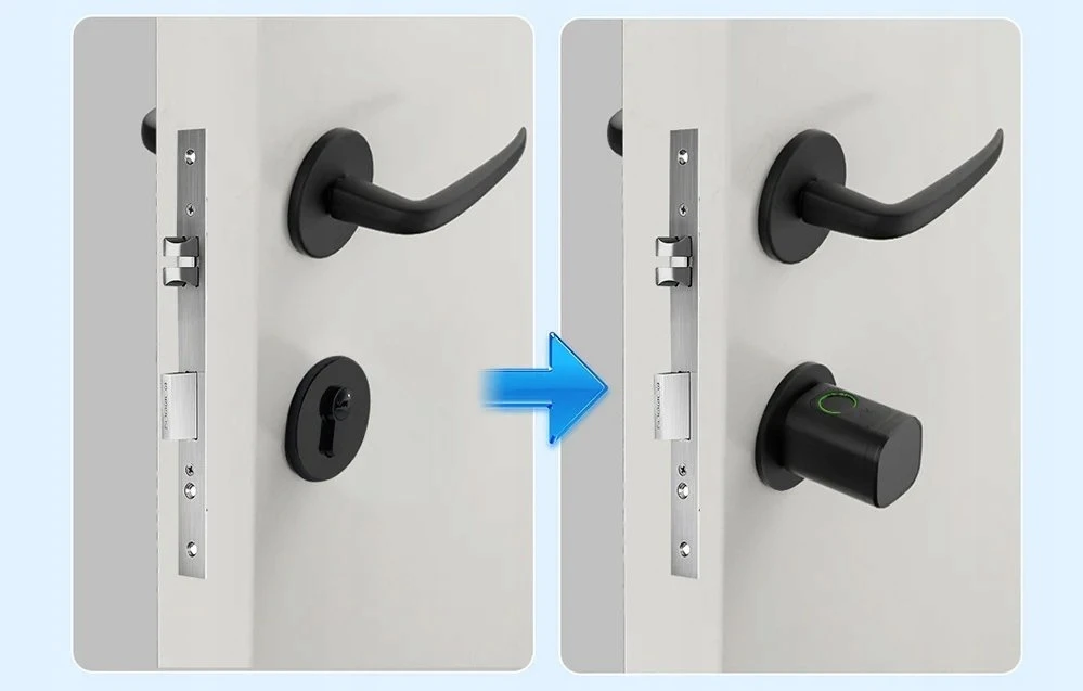 Avatto SDL-V1-B80 80mm digital lock cylinder Juodas