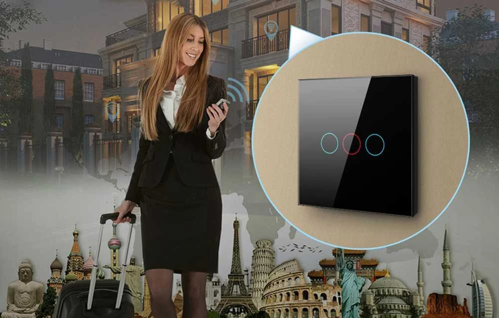 Išmanusis šviesos jungiklis ZigBee Avatto ZTS02-EU-W2 2 krypčių TUYA (balta)