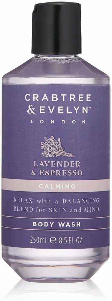 Crabtree & Evelyn Lavender & Espresso Calming Kūno prausiklis, 250 ml