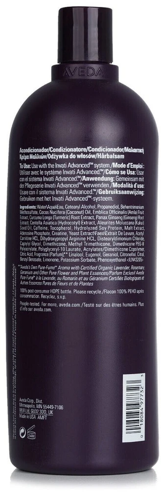 Aveda Invati Advanced Thickening Conditioner, 1000 ml
