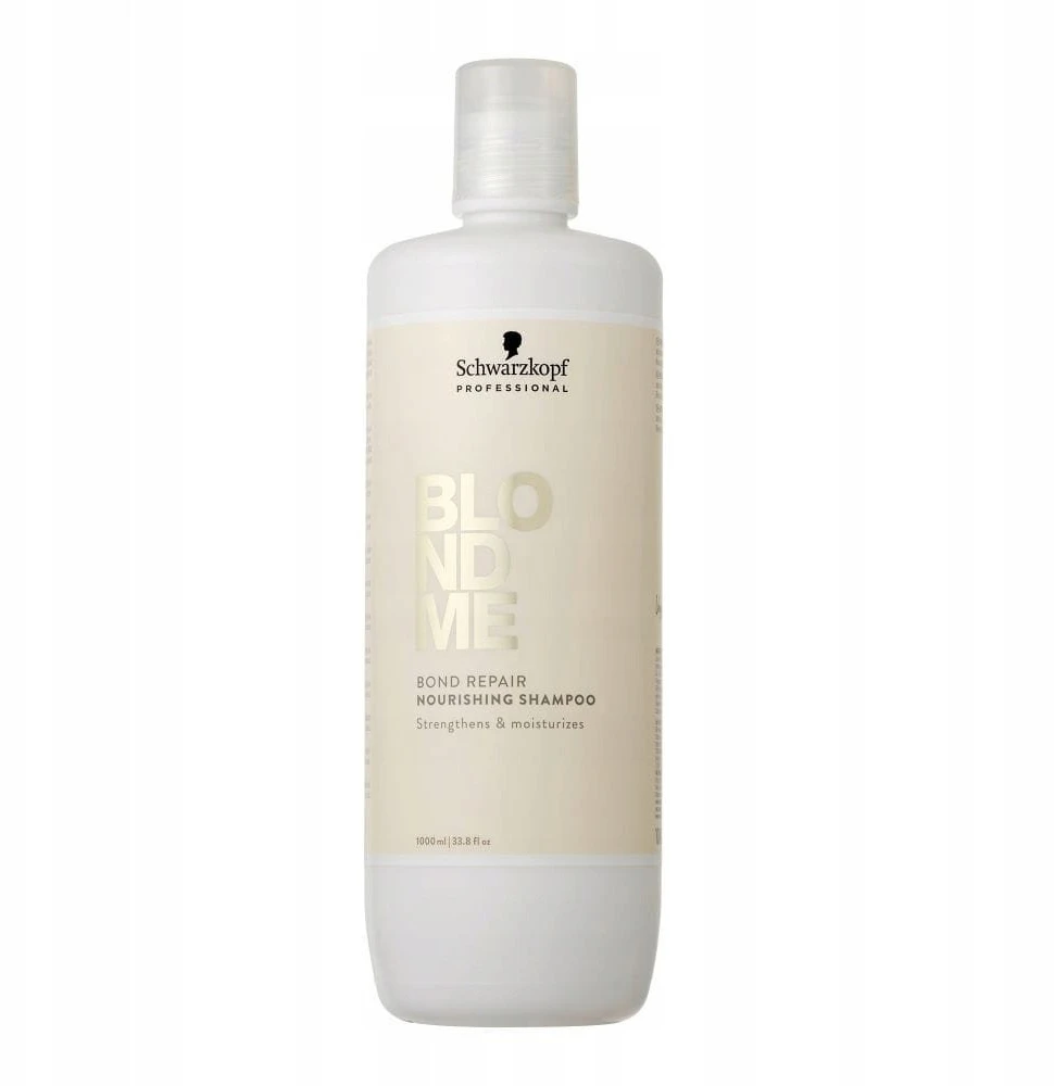 Schwarzkopf Professional BlondMe Bond Repair maitininantis Šampūnas maitinantis šampūnas šviesiems plaukams, 1000 ml