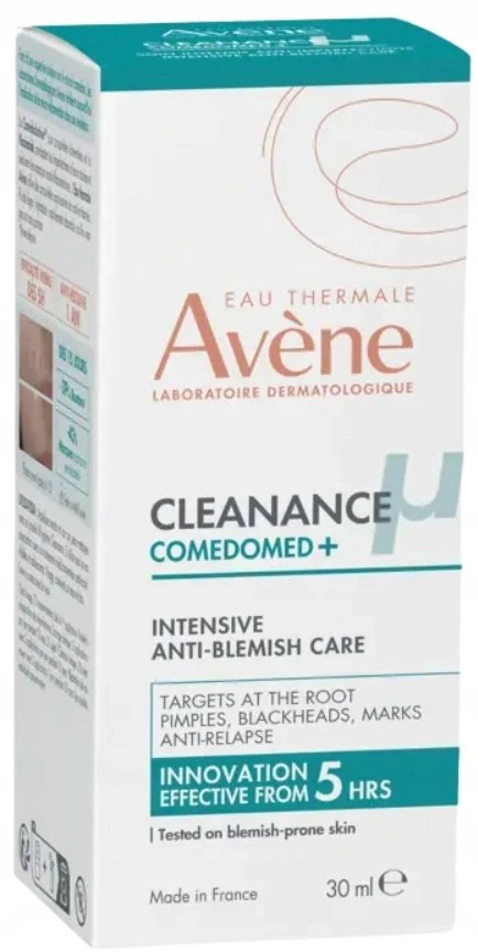 Avene Cleanance Comedomed+ Intensive Anti Blemish Care veido priežiūros priemonė nuo spuogų, 30 ml