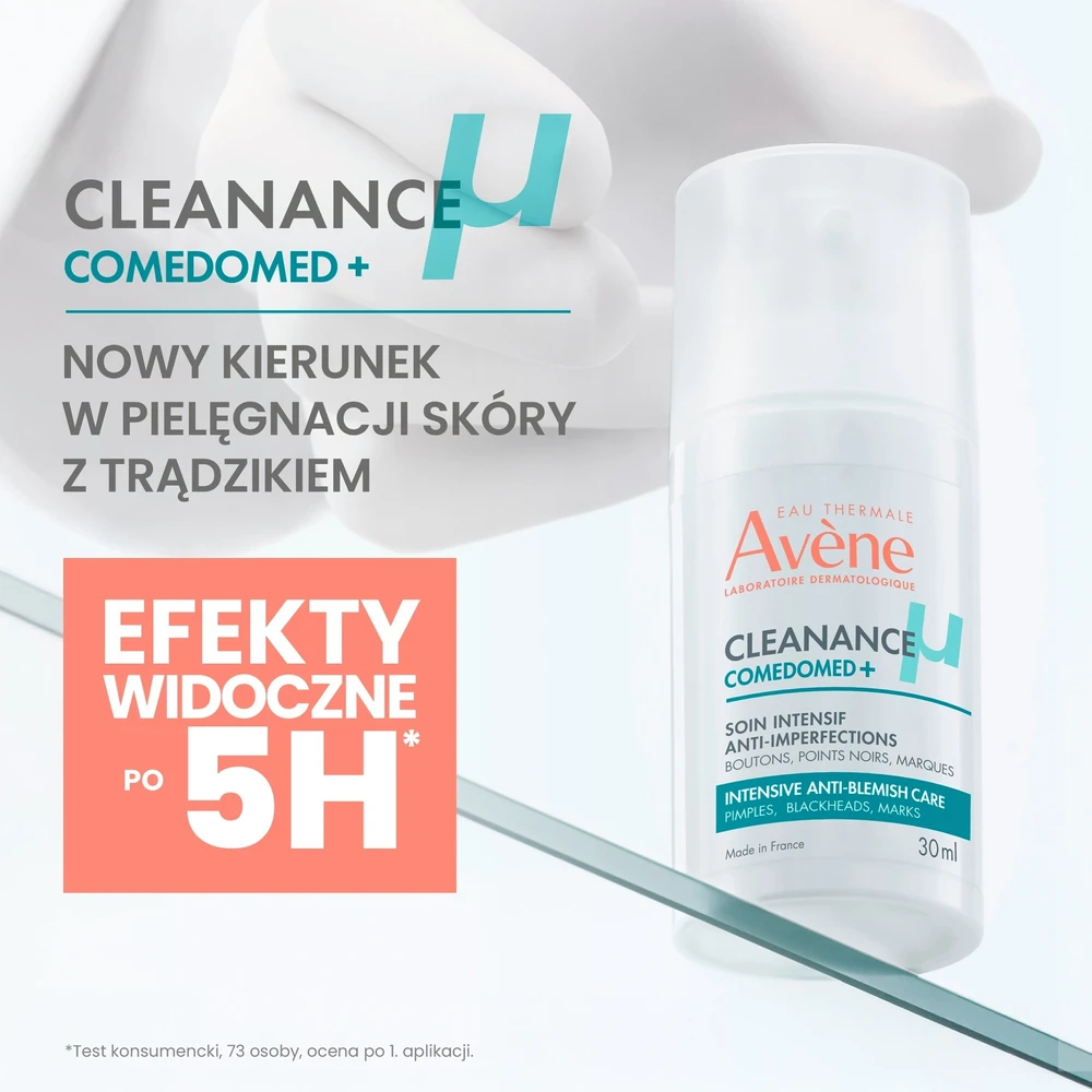 Avene Cleanance Comedomed+ Intensive Anti Blemish Care veido priežiūros priemonė nuo spuogų, 30 ml