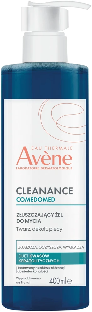 Avene Cleanance Comedomed Peeling Cleansing Gel valomasis veido gelis, 400 ml