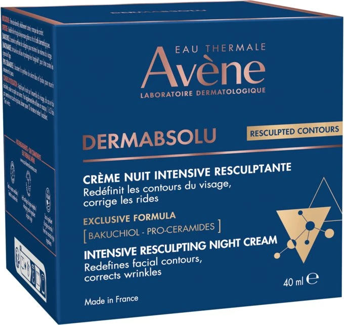 Avene DermAbsolu Night Regenerating Balm naktinis veido kremas, 40 ml