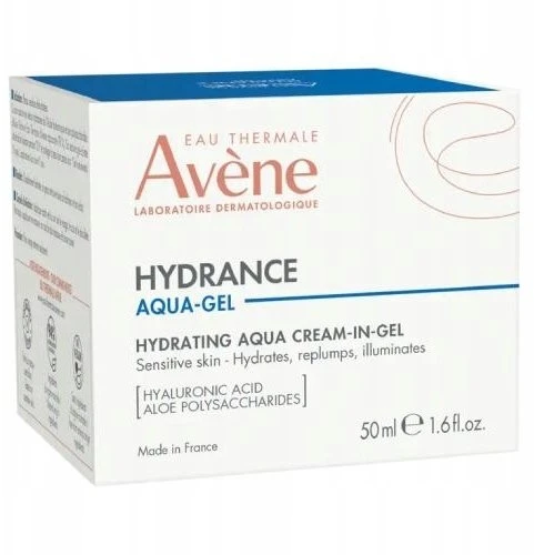 Avene Hydrance Aqua Gel drėkinantis gelinis veido kremas, 50 ml
