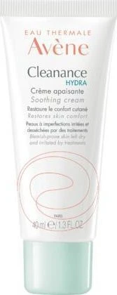 AVENE raminamasis drėkinamasis kremas po aknės gydymo CLEANANCE HYDRA, 40 ml