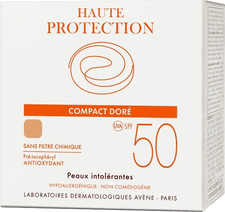 "Avene" tamsintas kompaktinis auksinis Spf50 10g