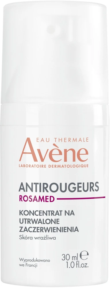Avène Antirougeurs Rosamed Chronic Redness Concentrate paraudimą mažinantis koncentratas jautriai veido odai, 30 ml