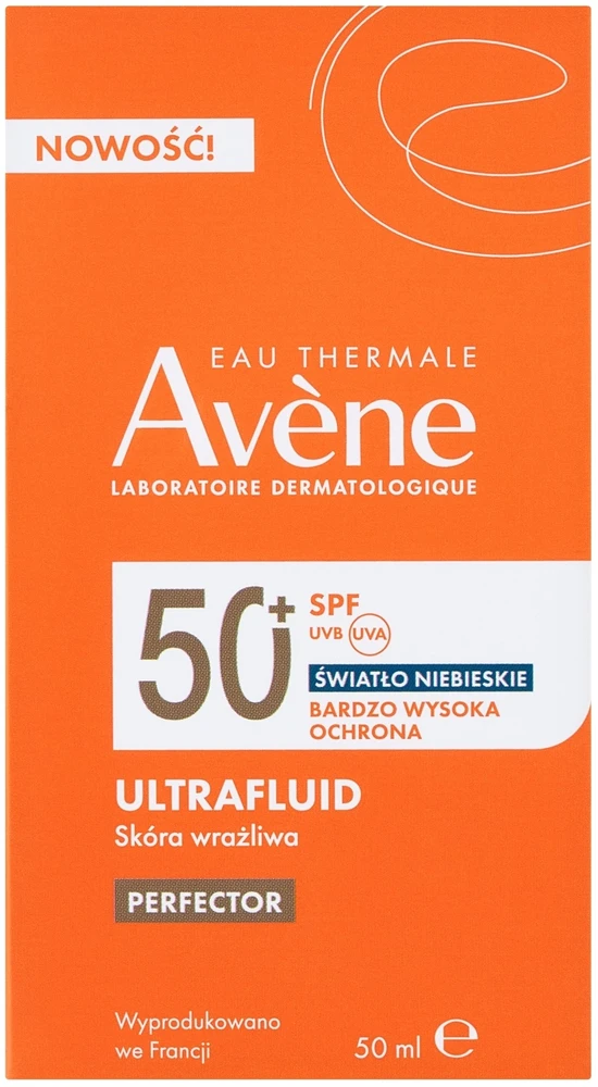 Avène Ultra Fluid Tinted SPF 50+ apsauginis fluidas nuo saulės su spalva, 50 ml