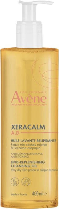 Avene XeraCalm A.D Lipid-Jauninamasis Cleansing Oil veido ir kūno prausiklis, 400 ml