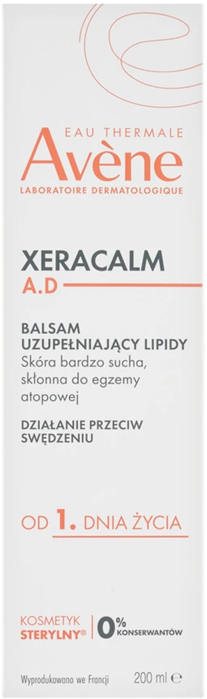 Avene Xeracalm A.D. Relipidising balm, 200 ml