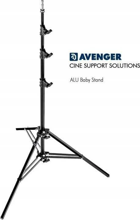 Trikojis - Avenger BABY 35 Aliuminio Lengvas Reguliuojamas, Juoda