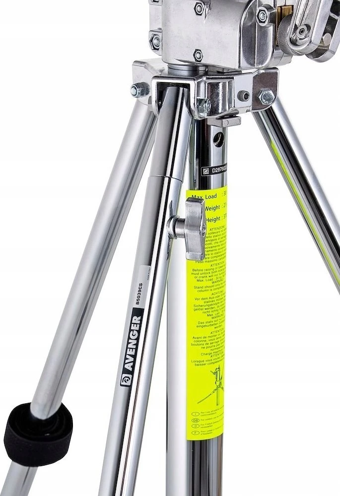 Tripodas - Avenger Statyvas WIND UP 39 Reguliuojamo Aukščio Kameros Stabilizatorius