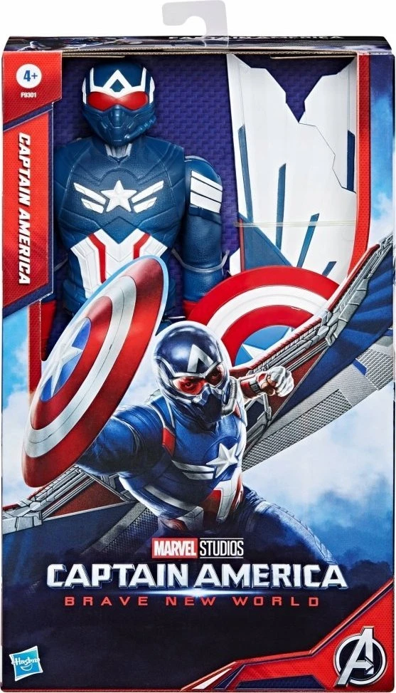 Marvel AVENGERS CAPTAIN AMERICA DELUXE herojaus figūrėlė TITAN, 30 cm