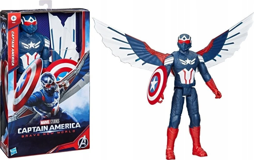 Marvel AVENGERS CAPTAIN AMERICA DELUXE herojaus figūrėlė TITAN, 30 cm