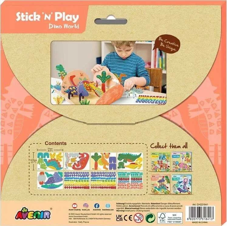 Avenir Stick N Play – dinozaurų pasaulis