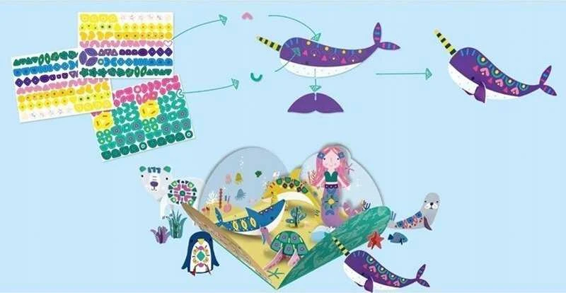 Avenir Stick N Play – poliariniai ir jūros gyvūnai