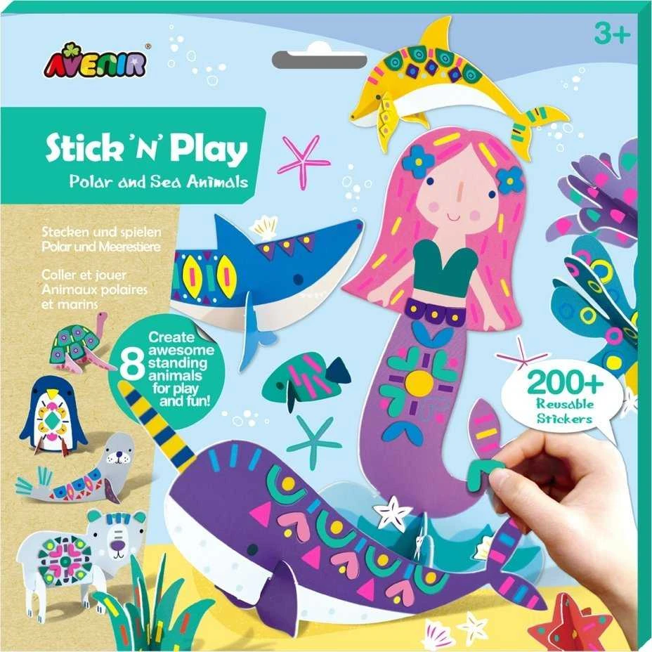 Avenir Stick N Play – poliariniai ir jūros gyvūnai