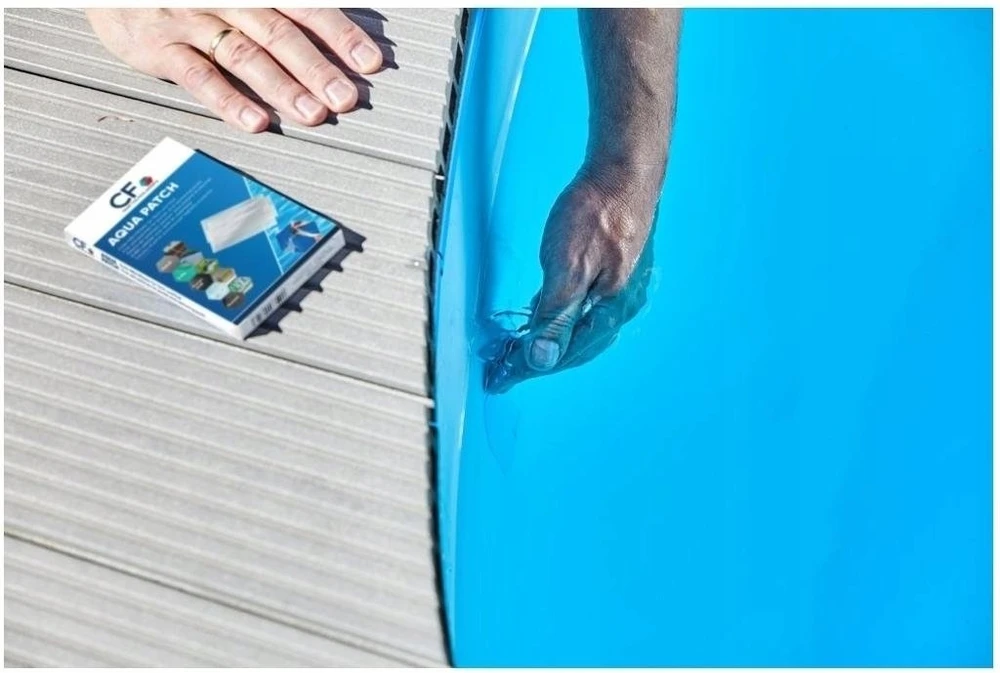 Cf Group AQUA PATCH - baseino remonto pleistrai (5 vnt. skaidrūs, 5 vnt. juodi)
