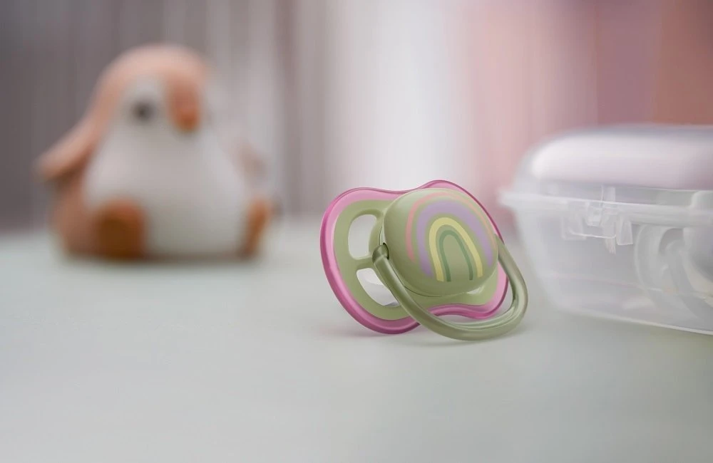 Philips AVENT SCF085/59 Ultra Air čiulptukas 0-6m saulės/vaivorykštės mergaitė