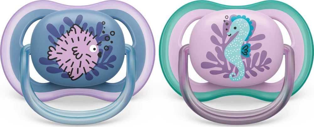 Philips AVENT SCF085/61 Žindukas Ultra Air 6-18m jūrų arkliukas/žuvis