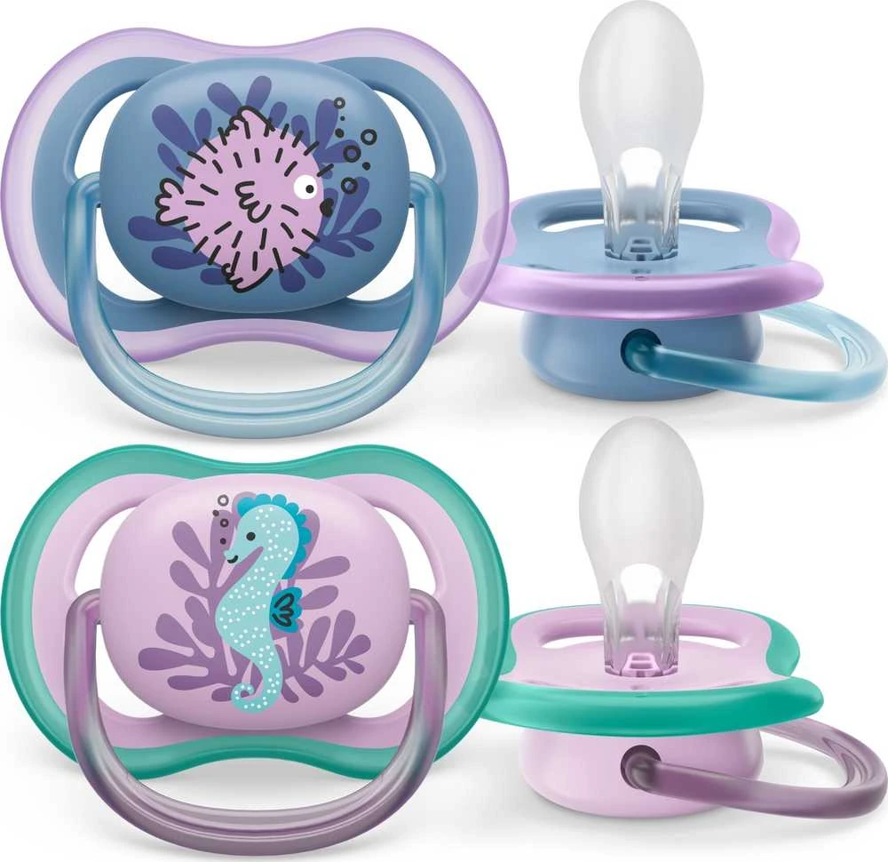 Philips AVENT SCF085/61 Žindukas Ultra Air 6-18m jūrų arkliukas/žuvis