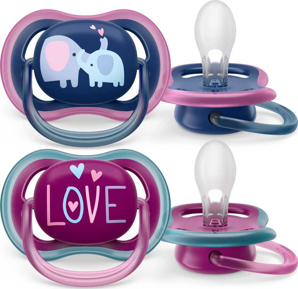 Philips AVENT SCF349/22 Ultra oro čiulptukas 18m+ dramblys/meilė