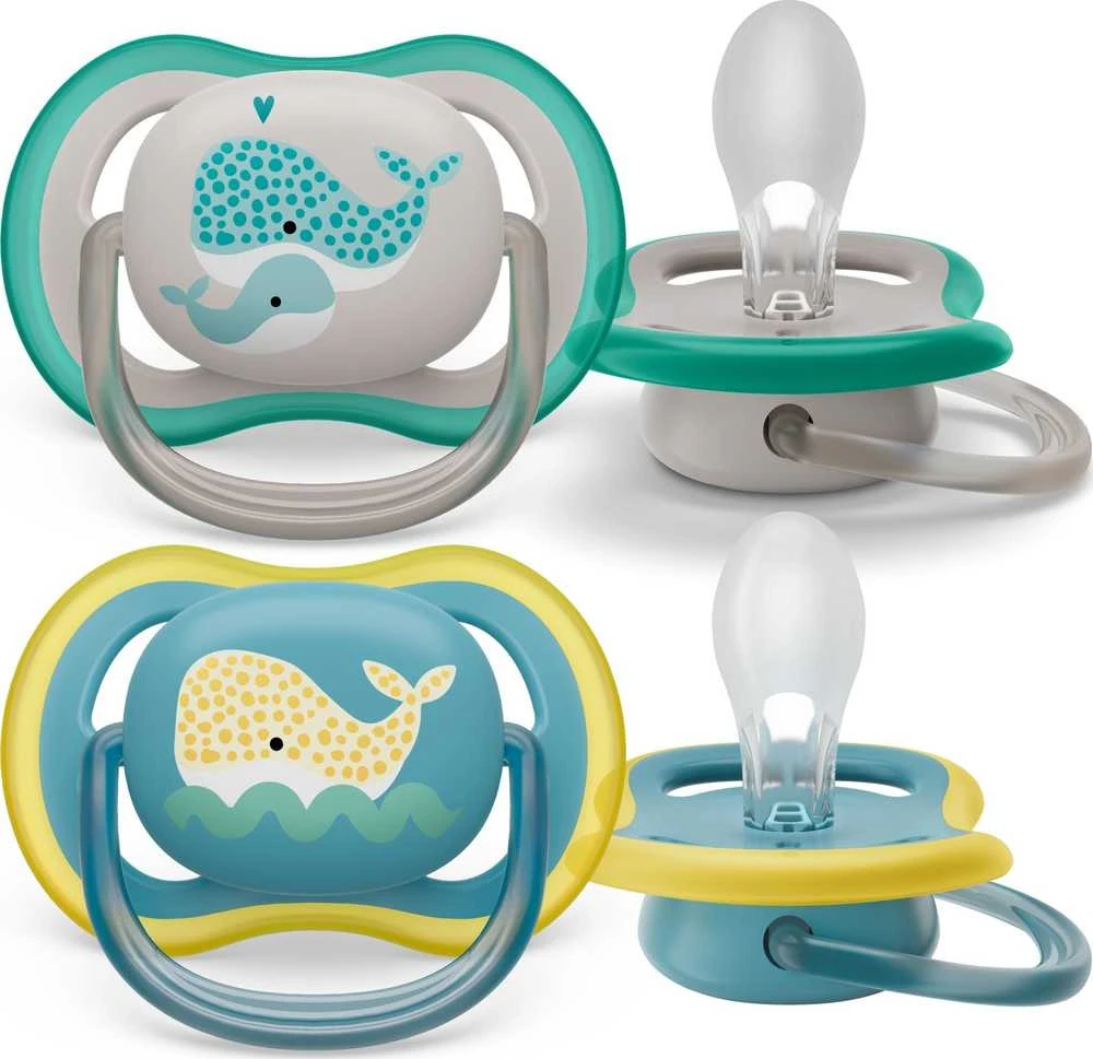 Philips AVENT SCF349/24 Čiulptukas Ultra Air 18+ banginiai 2 vnt
