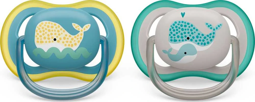 Philips AVENT SCF349/24 Čiulptukas Ultra Air 18+ banginiai 2 vnt