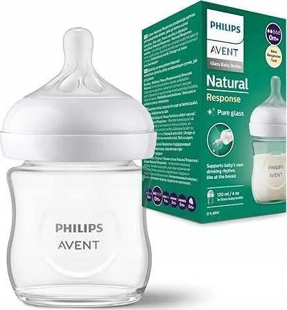 Philips AVENT SCY930/01 Reaguojantis natūralaus stiklo buteliukas 120 ml
