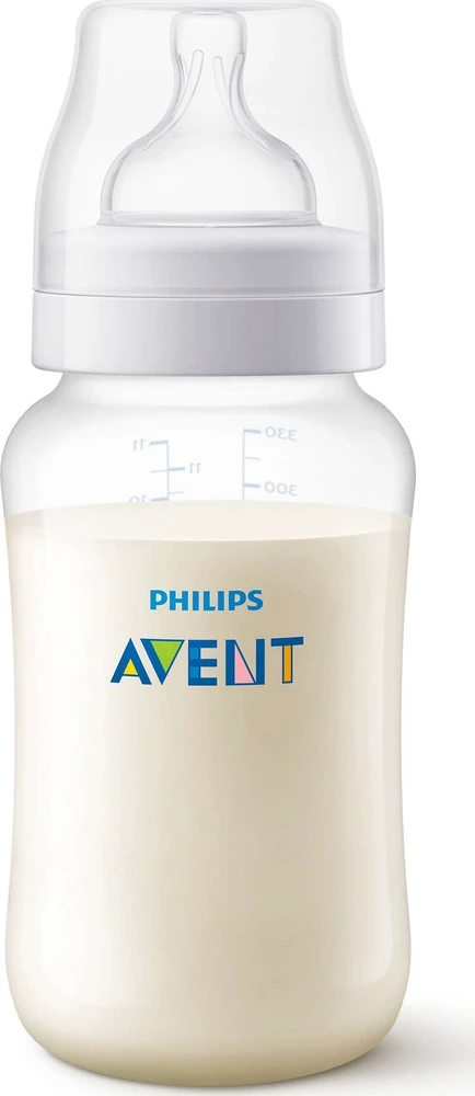 Avent 330ml buteliukas su žinduku ir pieno tūrio žymomis