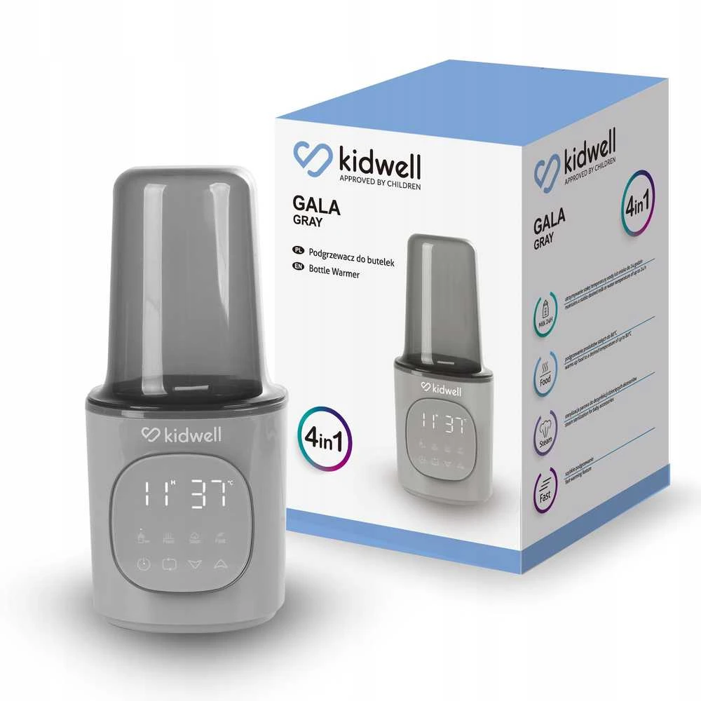 Avent KIDWELL PODGRZEWACZ DO BUTELEK GALA Pilkas 5906601706462