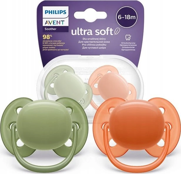 Philips AVENT SCF093/01 Čiulptukas Ultra Soft 18m+