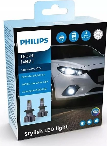 Philips LED H7 Ultinon Pro3022 HL 1