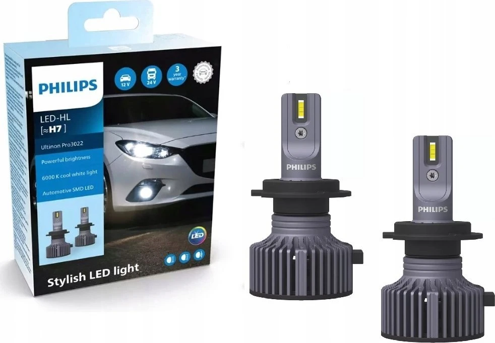 Philips LED H7 Ultinon Pro3022 HL 1