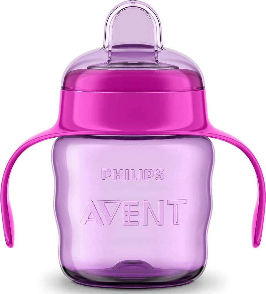 Philips Avent Premium neišsiliejantis puodelis 200 ml rožinės spalvos (SCF551 / 03)