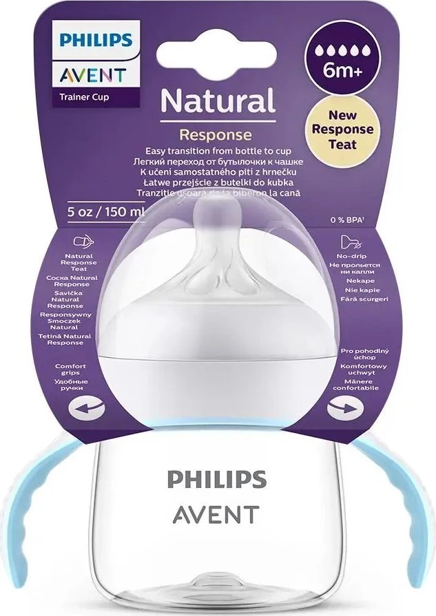 Philips Avent mokymosi buteliukas su rankenėlėmis 150 ml