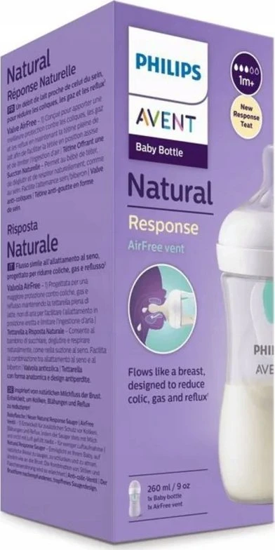 Philips AVENT SCY673/82 Buteliukas Natural Responsive dekoras 260 ml