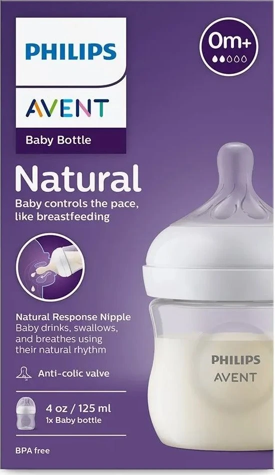 Philips AVENT 125 ml NATURAL Response buteliukas