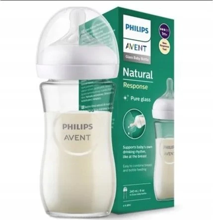 Philips AVENT SCY933/01 Reaguojantis natūralaus stiklo buteliukas 240 ml