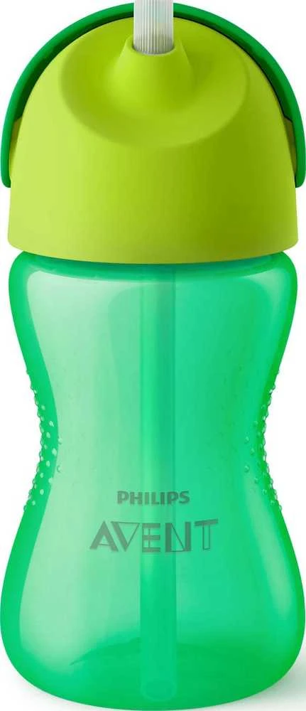 Avent puodelis su šiaudų žalia 300ml (SCF798 / 01)