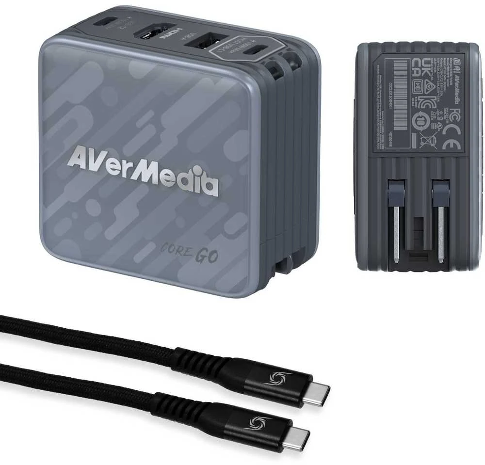 AVerMedia Core GO replikatorius su USB-C laidu
