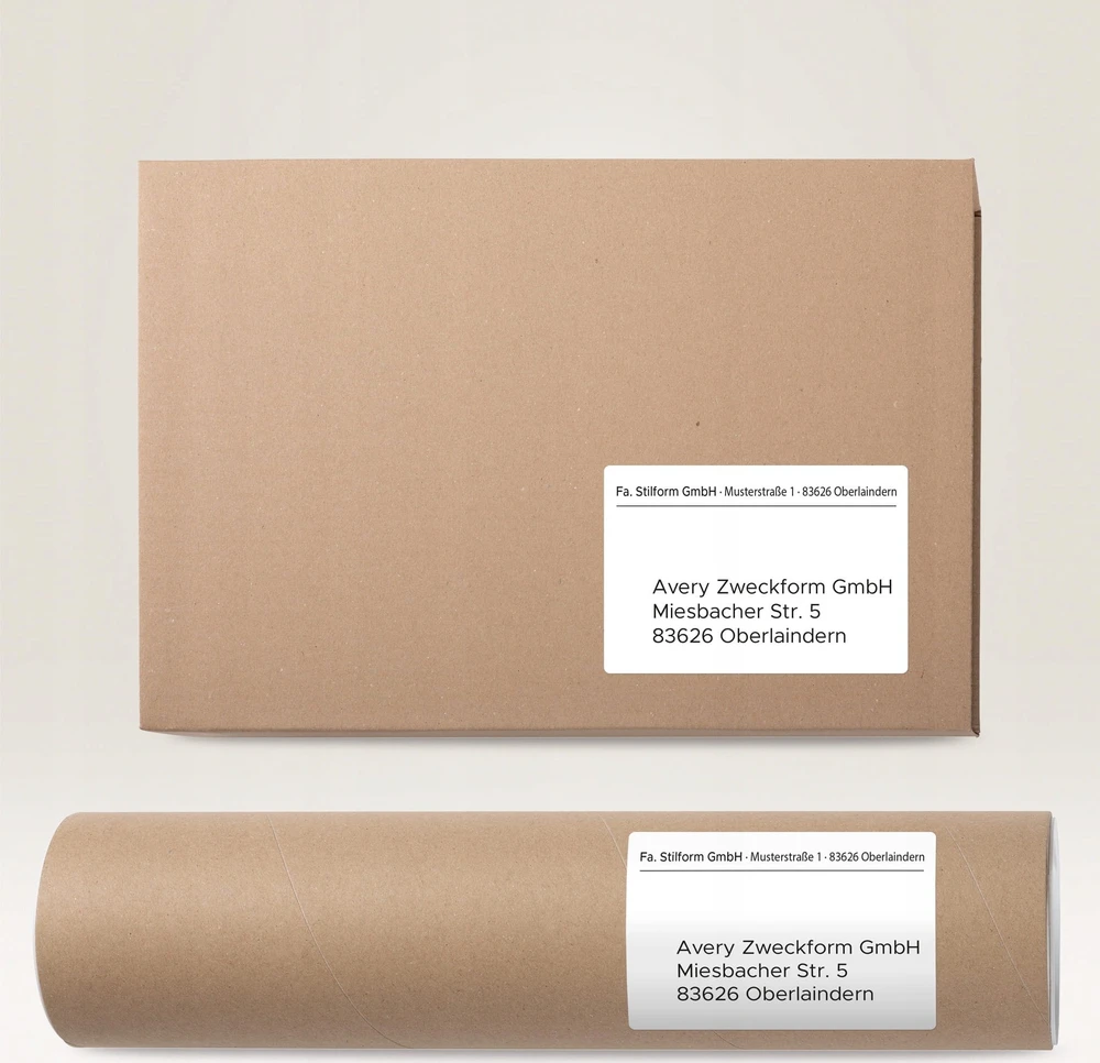 AVERY etiketės universalios baltos su „Ultragrip“ +30% papildomo kiekio 105x148 mm (65 lapai x 4 vnt.)