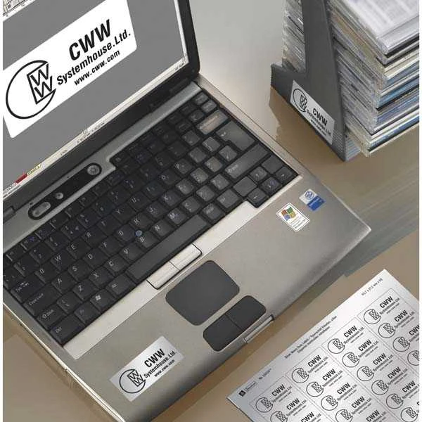 Avery Zweckform etiketės 45,7 mm x 21,2 mm, A4, sidabro, 48 etiketės (L6009-20)