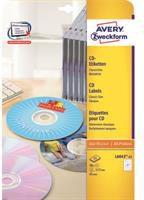Avery Zweckform 25 vienetų kompaktinių diskų (DVD) etiketės