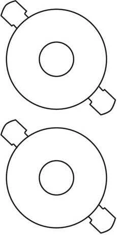 Avery Zweckform ETYK.ZF 6043 DIA.117 CD balta 25ARK ETYKIETA - 6043-25