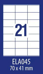 Avery Zweckform LABEL ZF ECONOMY 70X41MM 045 100ARK ETIKETĖ E100 ELA045 - ELA045