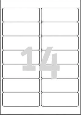 Avery Zweckform LABEL ZF J8563 99.X38.1 25 SHEETS/350/ LABEL - J8563-25